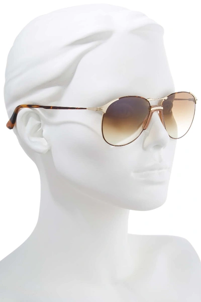 Shop Persol 55mm Pilot Sunglasses In Gold