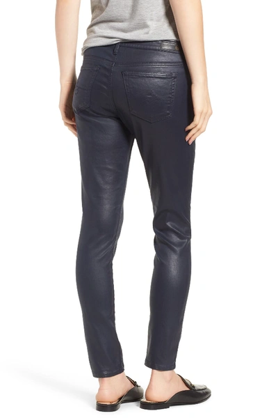 Shop Ag The Legging Ankle Jeans In Leatherett Blue Vault