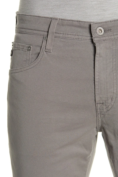 Shop Ag Matchbox Bes Slim Fit Pants In Platinum