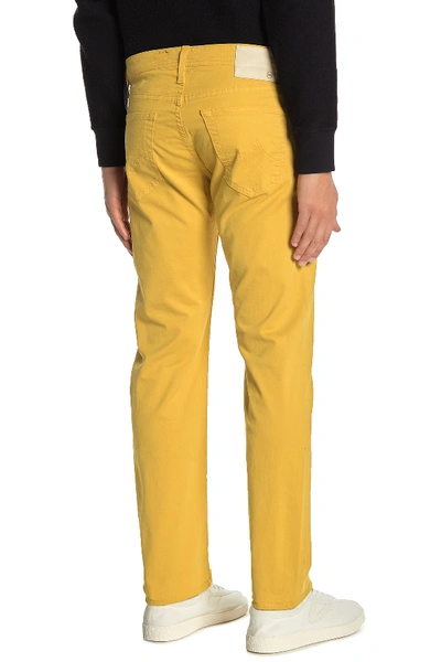 Shop Ag Matchbox Bes Slim Fit Pants In Tuscan Gold