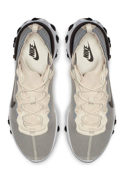Shop Nike React Element 55 Sneaker In 100 Ltowbr/black