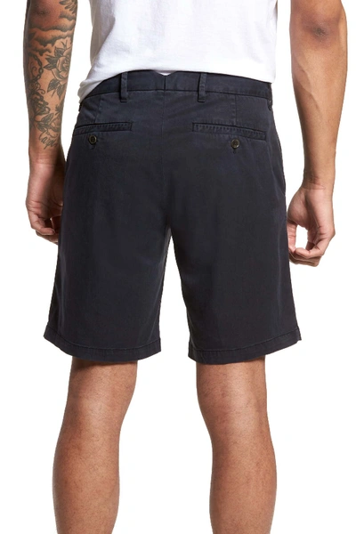 Shop Zachary Prell Catalpa Chino Shorts In Navy