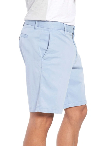 Shop Zachary Prell Catalpa Chino Shorts In Lt Blue
