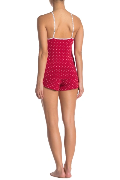 Shop Calvin Klein Logo Camisole & Shorts Pajama 2-piece Set In Asb All Mini C