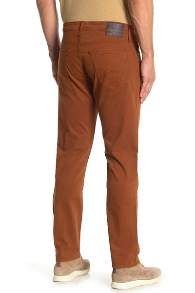 Shop Ag Everett Sud Slim Straight Pants - 32-36" Inseam In Cognac