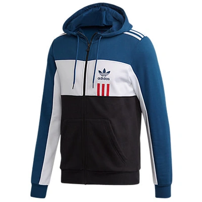 Adidas Originals Adidas Men's Originals Id96 Full-zip Hoodie In Blue/black  | ModeSens