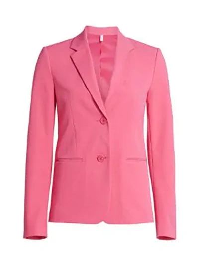 Shop Helmut Lang Women's Shrunken Blazer In Bright Pink