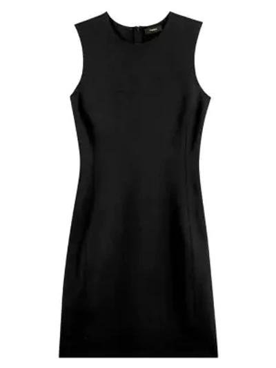Shop Theory Core Fitted Sheath Dress In Black