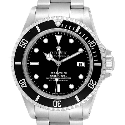 Shop Rolex Seadweller 40mm Black Dial Steel Mens Watch 16600 In Not Applicable