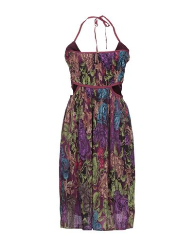 Shop Scervino Street Knee-length Dresses In Purple