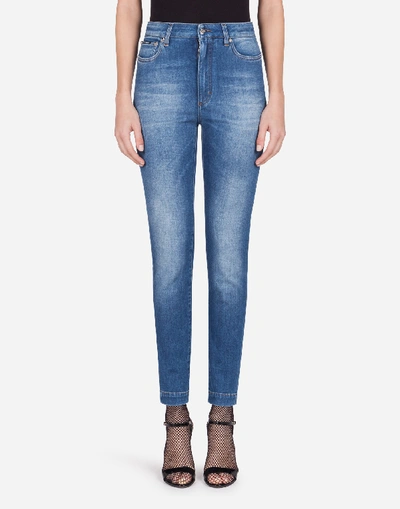 Shop Dolce & Gabbana Denim Stretch Audrey Fit Jeans