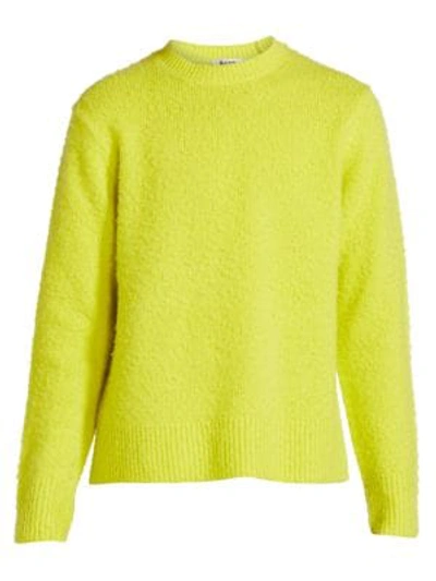 Shop Acne Studios Peele Wool & Cashmere Sweater In Sharp Yellow