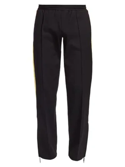 Shop Off-white Side Taping Track Pants In Black