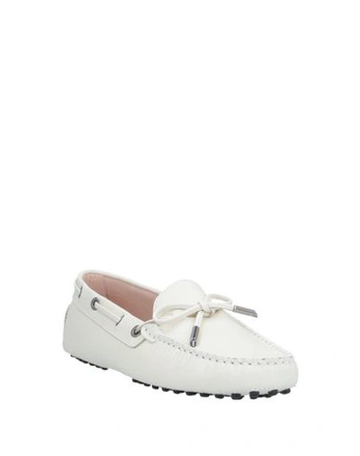 Tod's Loafers In White