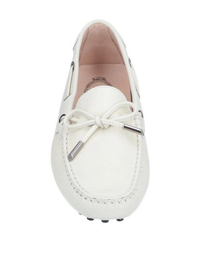 Tod's Loafers In White