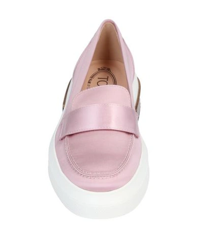 Tod's Loafers In Pink