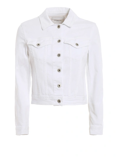 Dondup Collared Button Jacket In White