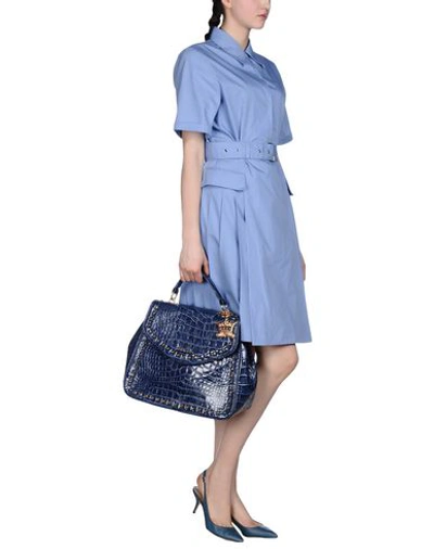 Shop Mia Bag Handbag In Blue