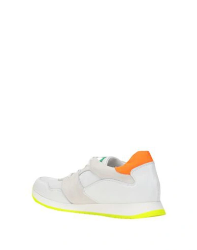 Paul Smith Neon Trim Running Sneakers In White | ModeSens