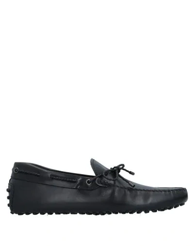 Shop Tod's Man Loafers Black Size 8.5 Soft Leather