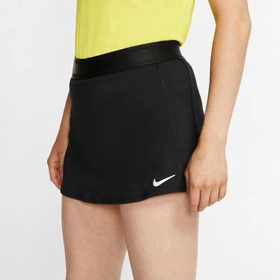Shop Nike Court Dri-fit Women's Tennis Skirt In Black,black,black,white