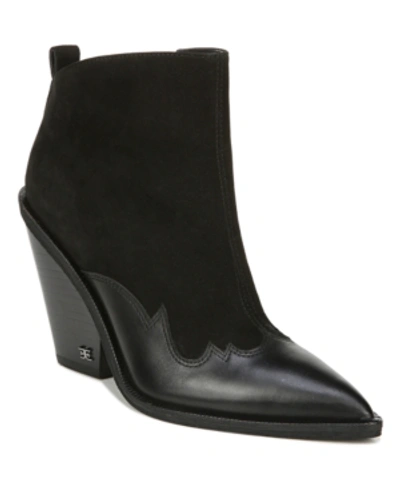 Shop Sam Edelman Ilah Western Boots Women's Shoes In Black