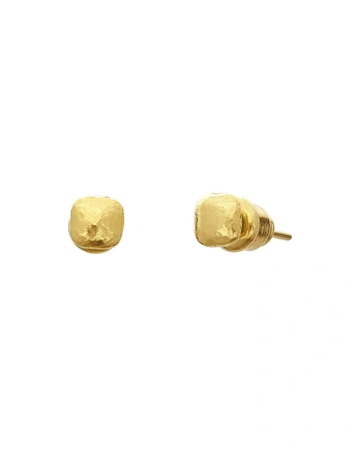 Shop Gurhan 22k Spell Pebble Stud Earrings