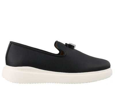 Shop Giuseppe Zanotti Clem Cube Slip On In Black