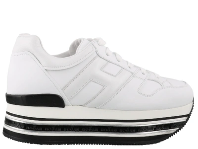 Hogan Maxi H222 White Sneakers | ModeSens