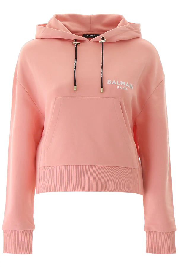 pink balmain hoodie