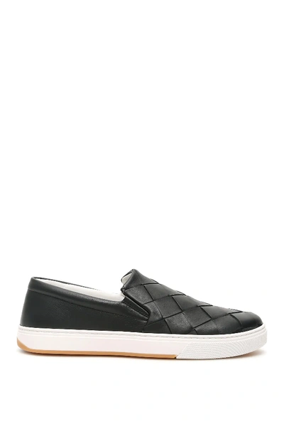 Shop Bottega Veneta Speedster Slip-on Sneakers In Black