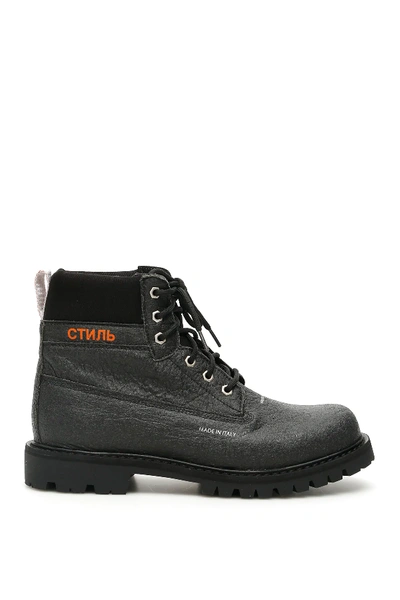 Shop Heron Preston Ctnmb Boots In Black