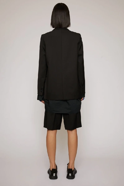 Shop Acne Studios Double-breasted Suit Jacket Black