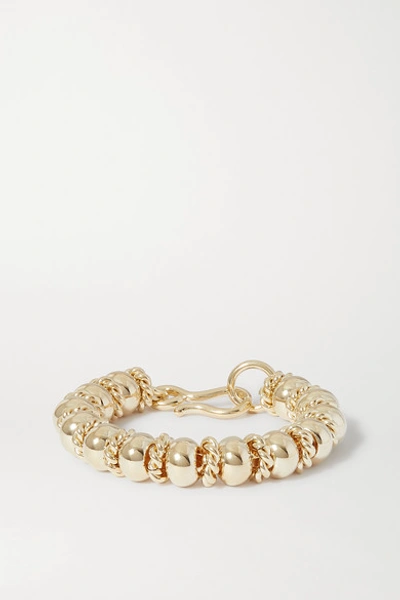 Shop Laura Lombardi + Net Sustain Serena Gold-plated Bracelet