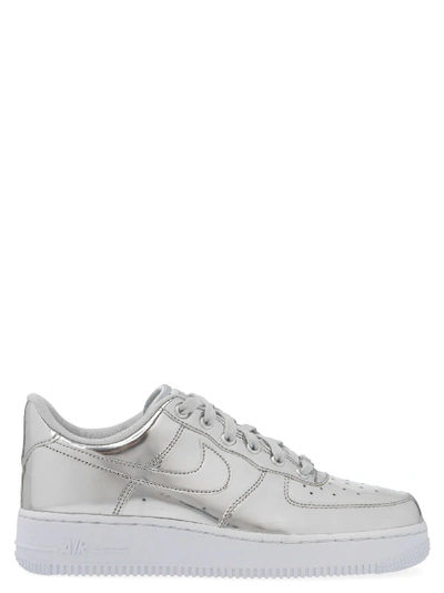 Shop Nike Air Force 1 Shoes In Silver