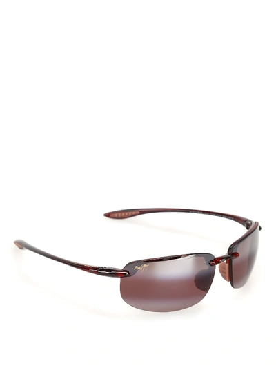 Shop Maui Jim R407/10 Sunglasses In Rose Hookipa Tortoise