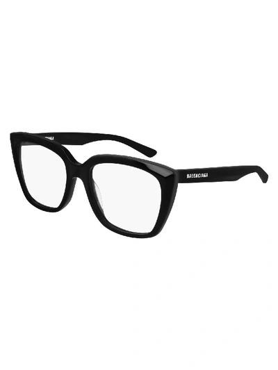 Shop Balenciaga Bb0062o Eyewear In Black Black Transpare
