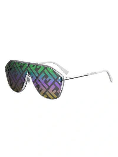 Shop Fendi Ff M0039/g/s Sunglasses In Purblmkornrd