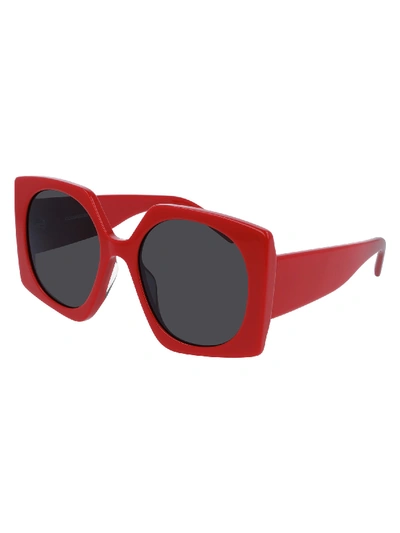 Shop Courrèges Cl1907 Sunglasses In Red Red Grey