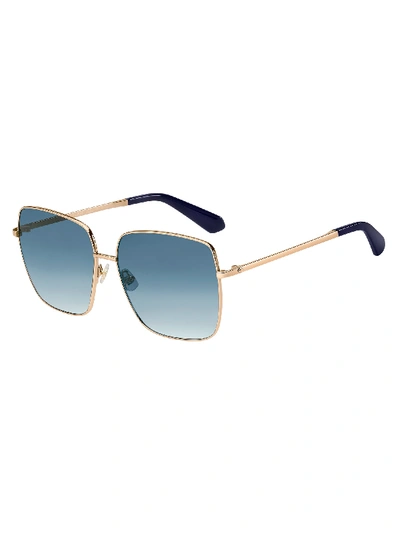 Shop Kate Spade Fenton/g/s Sunglasses In Blue