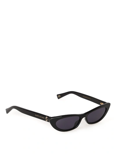 Shop Marc Jacobs Marc 403/s Sunglasses In Ll/ir White Stripe