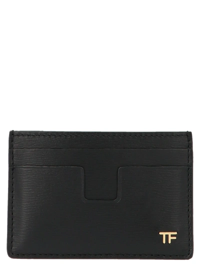 Shop Tom Ford Tf Cardholder In Black