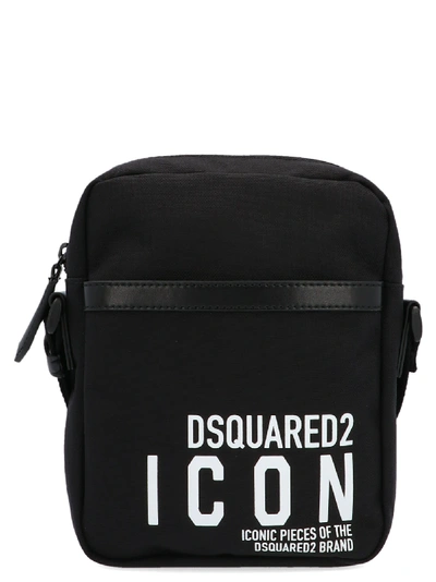Shop Dsquared2 New Icon Bag In Black