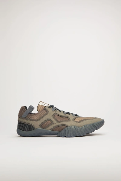 Shop Acne Studios Berun M Taupe/grey In Berun M Sneakers