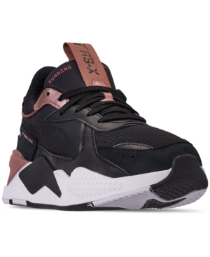 Puma Women's Rs-x Trophy Casual Sneakers From Finish Line In Black/rose Gold  | ModeSens