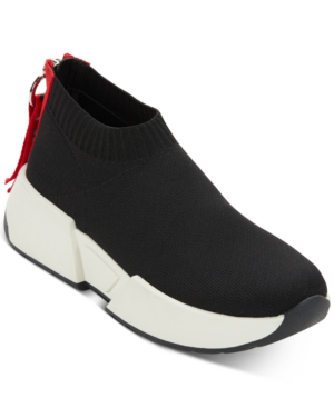 dkny black slip on sneakers
