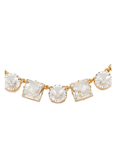 Shop Ninon Anna Crystal Necklace In Diamond