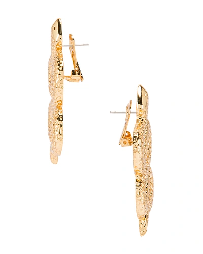 Shop Ninon Serpent Of Eden Earrings In Gold