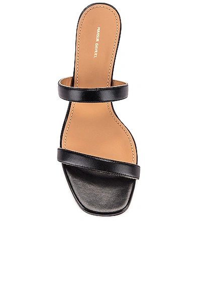 Shop Mansur Gavriel Fino Sandal In Black