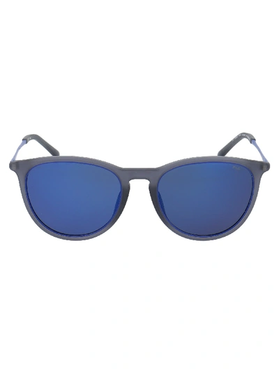 Shop Fila Sunglasses In P Transparent Grey